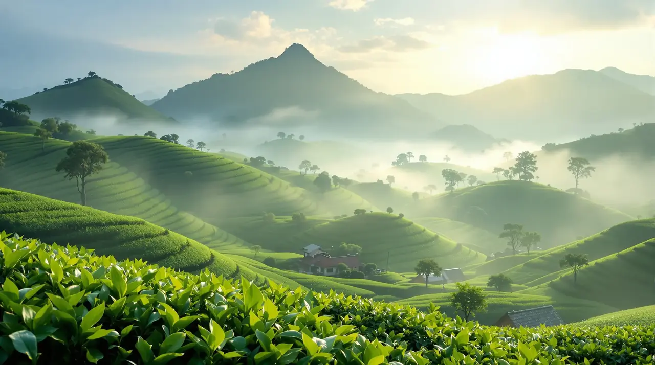 高山茶园采茶记，一叶一芽皆是春 - 8090影院